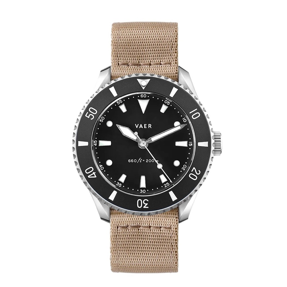 VAER Watch - DS4 Meridian Black - Solar - 42mm